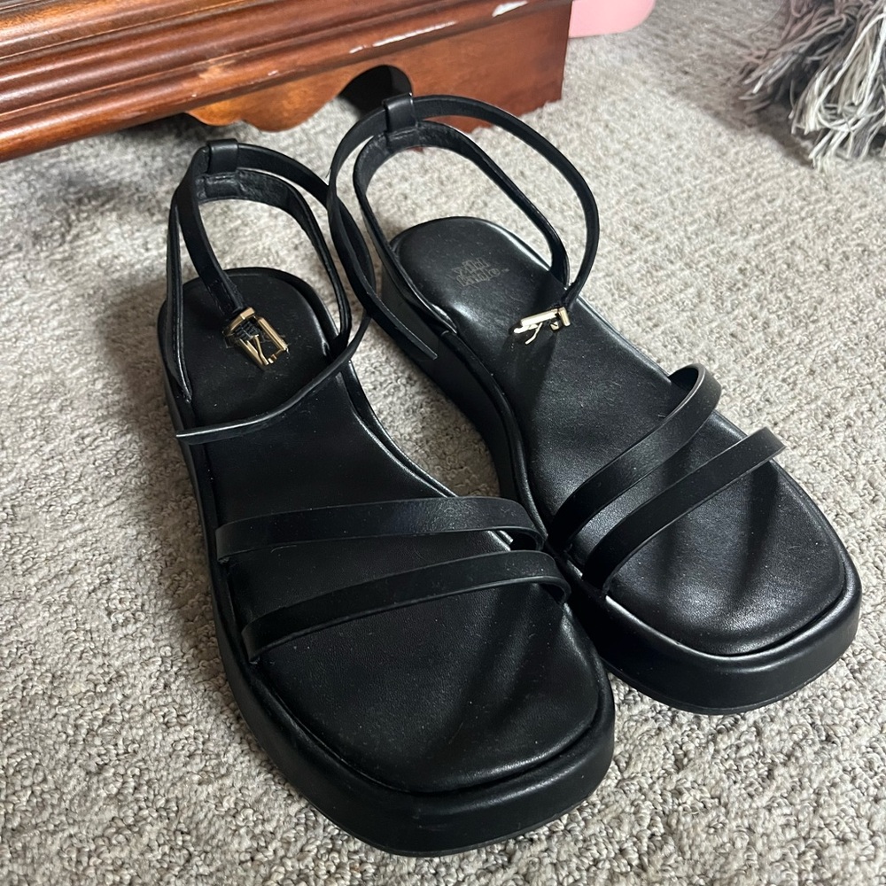 Black Platform Sandals